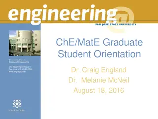 Graduate Student Orientation at Charles W. Davidson College of Engineering