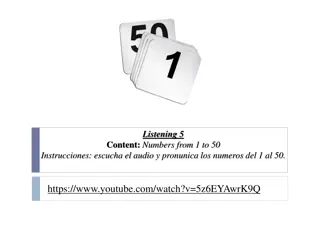 Mastering Numbers from 1 to 50 and Beyond