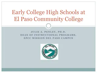 EPCC Early College High Schools Overview