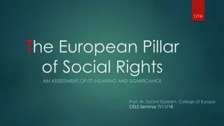 Assessment of European Pillar of Social Rights: Meaning and Significance