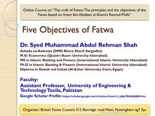 Craft of Fatwa: Principles & Objectives Based on Imam Ibn Abideen al-Shami