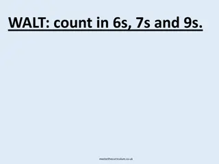 Master the Curriculum: Counting in 6s, 7s, and 9s with Activities