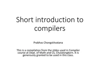 Introduction to Compilers: Understanding the Basics