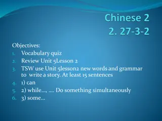 Interactive Language Learning Schedule for Unit 5 Lesson 2