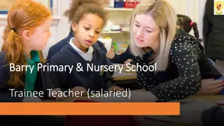Barry Primary School Trainee Teacher Opportunity