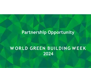 Green Building Week 2024 Partnership Opportunities