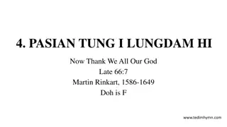 Thankful Hymn to God - Lungdam Hi