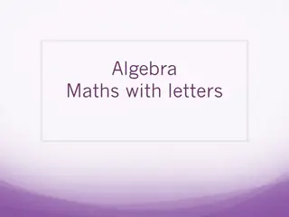 Understanding Algebra: Expressions, Equations, and Paperclips