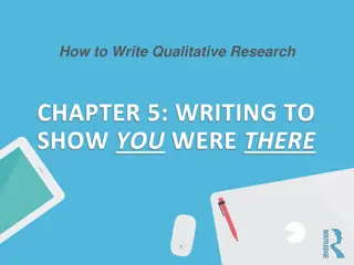 Mastering Qualitative Research Writing Techniques