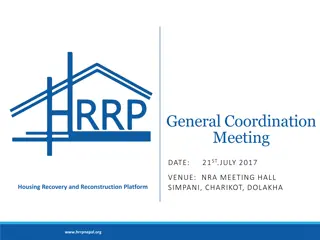General Coordination Meeting Action Plan and Updates in Dolakha
