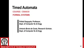 Timed Automata Course at IIT Kharagpur: Formal Systems Overview