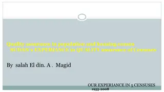 Quality Assurance in Sudan's Population and Housing Census Experience