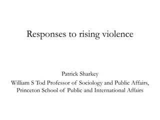 Insights on Rising Violence Trends and Responses by Patrick Sharkey
