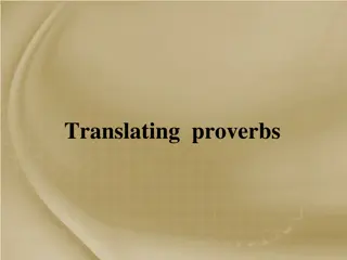 Proverbs from Around the World