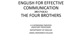 Tale of Four Brothers and the Dragon - A Story of Talents and Triumph