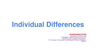 Understanding Individual Differences: Key Aspects Explored