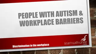 Overcoming Barriers in the Workplace for Individuals with Autism