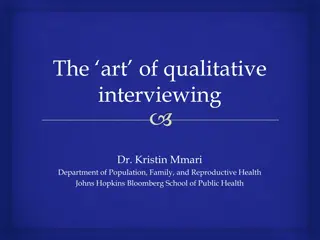 Mastering Qualitative Interview Techniques