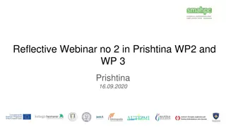 Reflective Webinar Experiences and Challenges in Prishtina