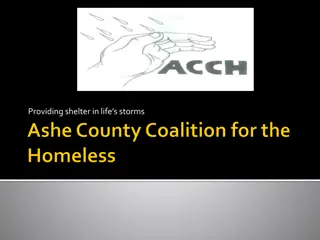 Providing Shelter in Life's Storms - Ashe County Coalition for the Homeless
