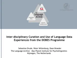 Interdisciplinary Language Data Curation and Preservation Challenges