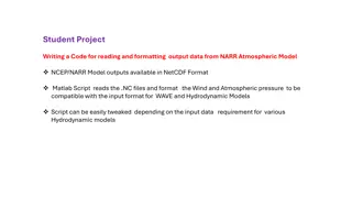 Code for Formatting NARR Atmospheric Model Data