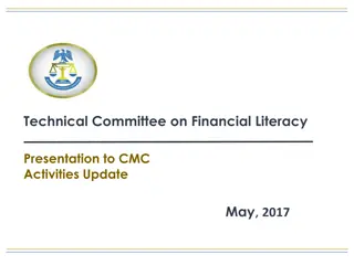 Financial Literacy Committee 2017 Update and Activities Summary