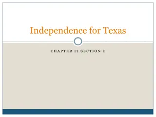 Clash of Cultures in the Quest for Texas Independence