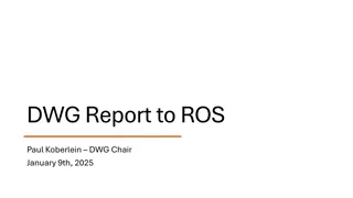 ERCOT Updates on DWG Reports and Discussions