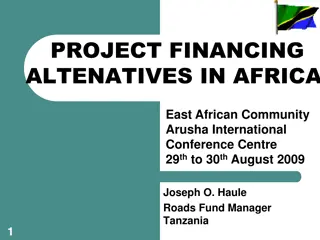 Infrastructure Financing Challenges and Recommendations in East Africa