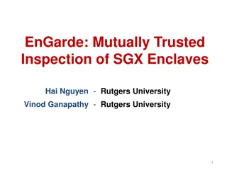 EnGarde: Mutually Trusted Inspection of SGX Enclaves