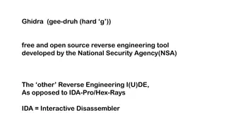 Ghidra - Free Open Source Reverse Engineering Tool by NSA