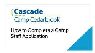 Complete Camp Staff Application Guide - Cascade Camp Cedarbrook
