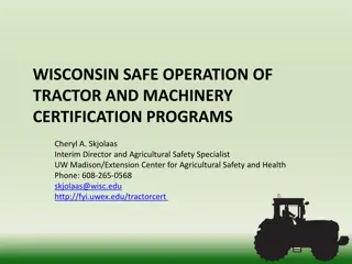 Wisconsin Tractor and Machinery Certification Programs Information