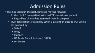 Hospital Guidelines and Logistics for Medical Residents