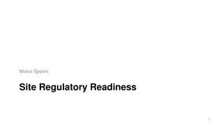 ICECAP Regulatory Readiness and Documentation for Clinical Trials