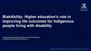 Improving Indigenous Life Outcomes Through Higher Education Engagement