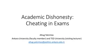 Understanding Academic Dishonesty and Cheating in Exams