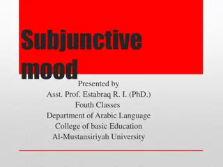 Unveiling the Subjunctive Mood in Language Expression