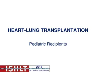 Pediatric Heart-Lung Transplantation Insights 2018: Recipient and Donor Statistics