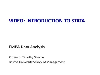 Effective Stata Data Analysis Techniques for EMBA Students