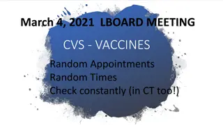 Important Updates from March 4, 2021 LBoard Meeting - Vaccination, Dese Mandate, and More