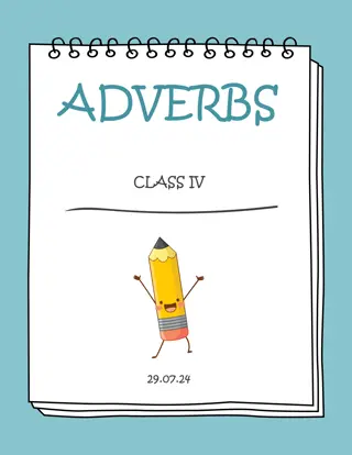 Understanding Adverbs: Types and Examples