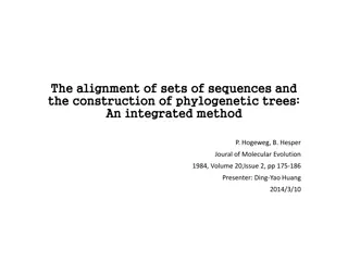 Integrated Method for Sequence Alignment and Phylogenetic Tree Construction