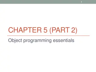 Understanding Object Programming Essentials in C++
