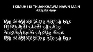 Kimuh Ki Thuahkhawm Nawn - Beautiful Image Collection
