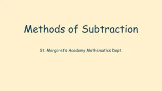 Explore Various Subtraction Methods in Mathematics