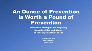 Preventing Nonmedical Use and Abuse of Prescription Medications