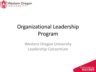 Organizational Leadership Program at Western Oregon University Consortium