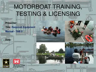 Boating Safety Equipment and Licensing Requirements Overview